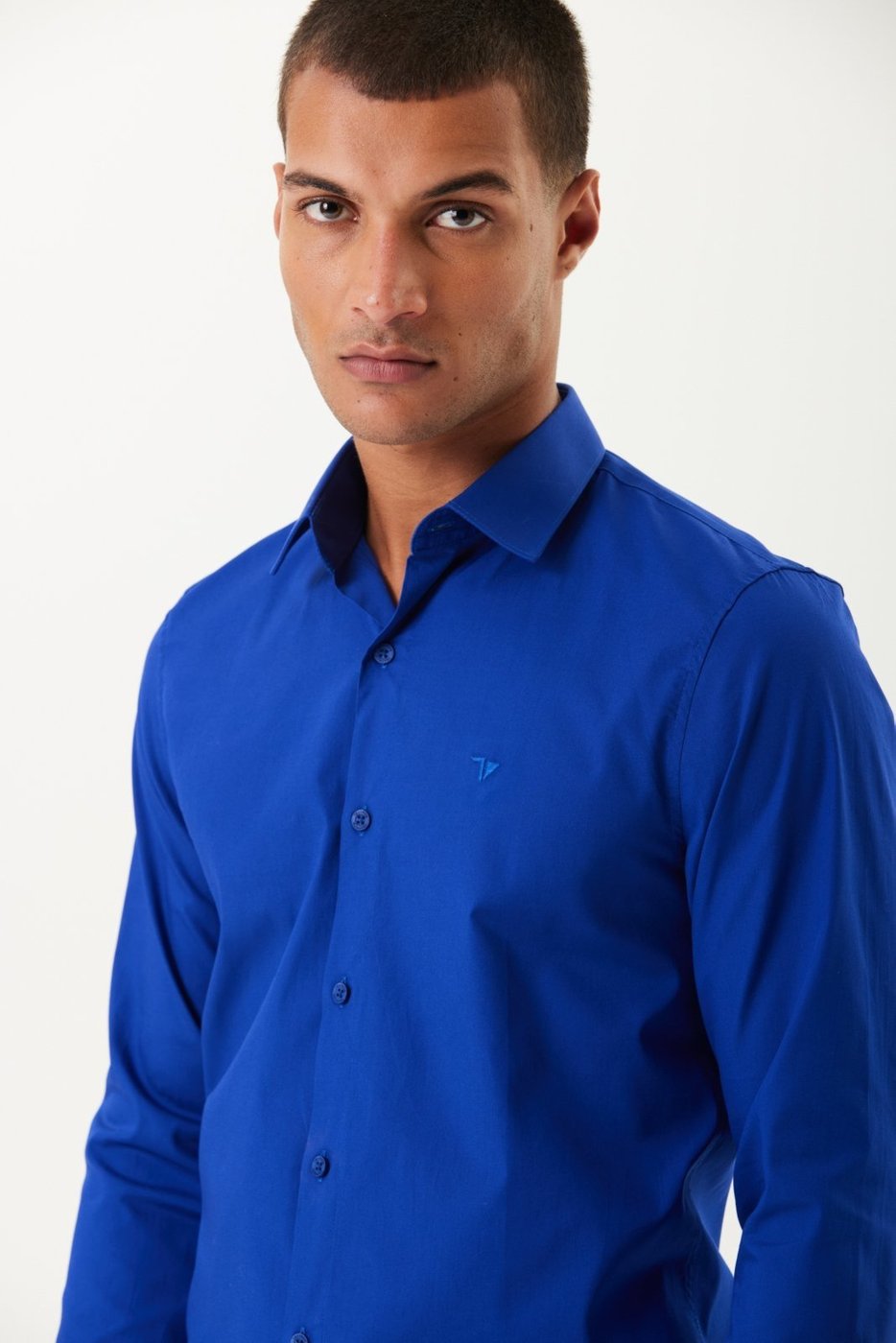 Imagem principal Camisa Traymon Manga Longa Slim azul Traymon azul