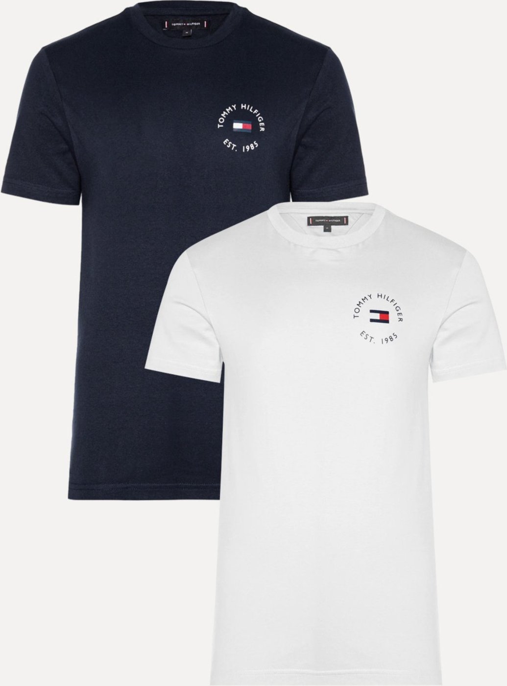 Imagem principal Kit Tommy Hilfiger Camiseta Masculina Roundle Logo Chest Azul Marinh/Branco azul marinho Tommy Hilfiger azul marinho