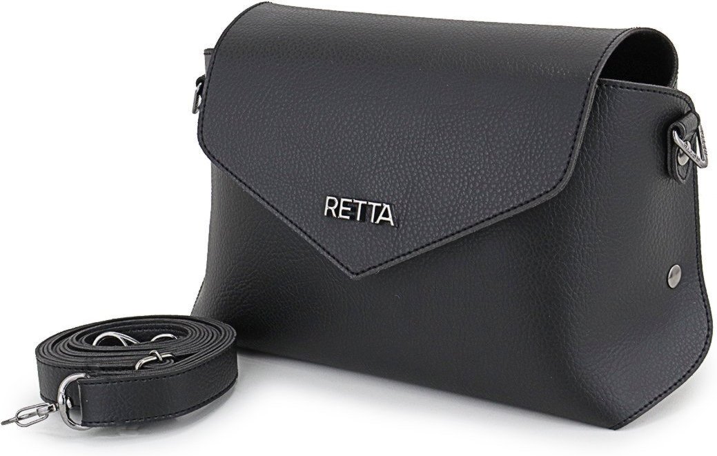 Imagem principal Bolsa Feminina Carteiro com Alça Transversal Espaçosa Retta Oficial Retta Shoes preto Retta Shoes preto