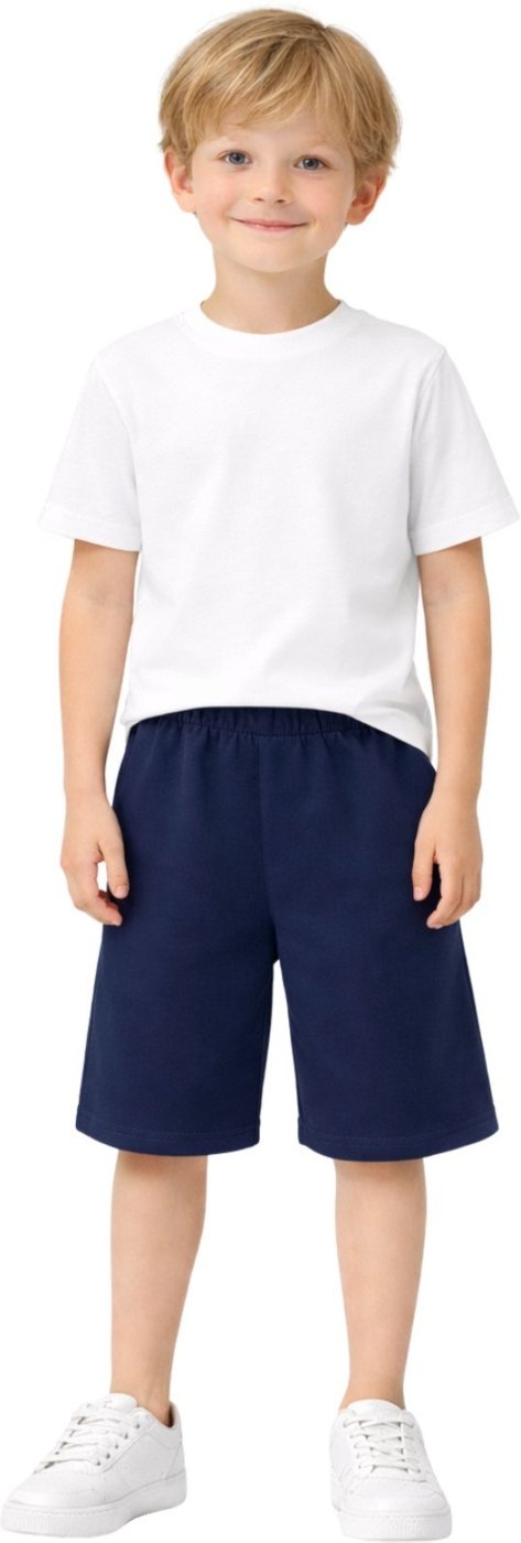 Imagem principal Infantil - Bermuda Moletom sem felpa Kyly Lisa azul marinho Kyly azul marinho