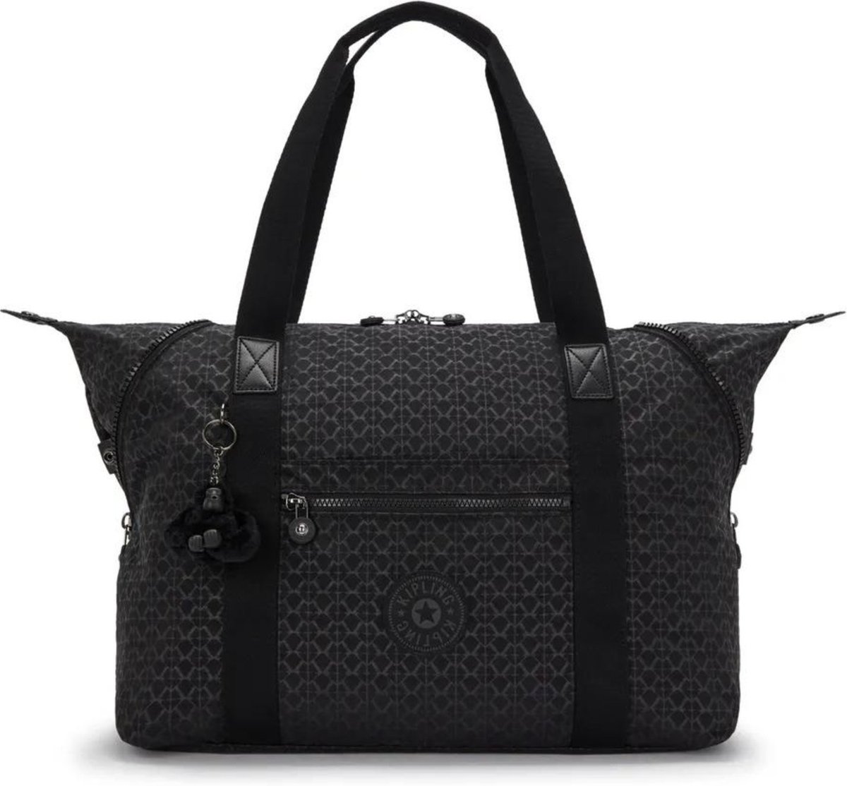 Imagem principal Bolsa Kipling Art M Signature Emb preto preto