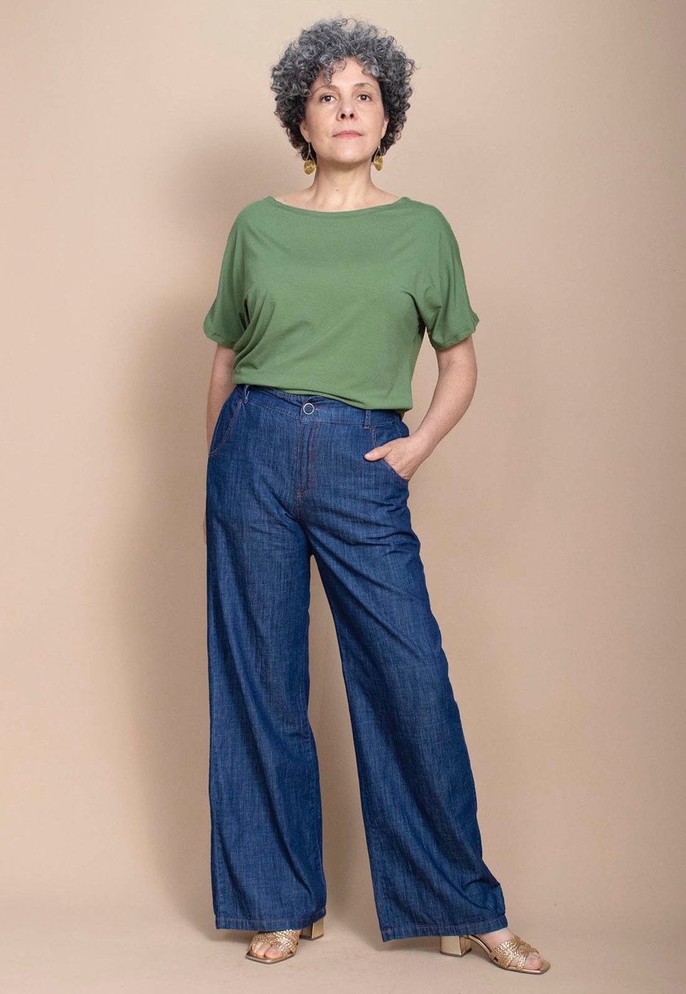 Calça Amazônia Vital Pantalona com Elástico