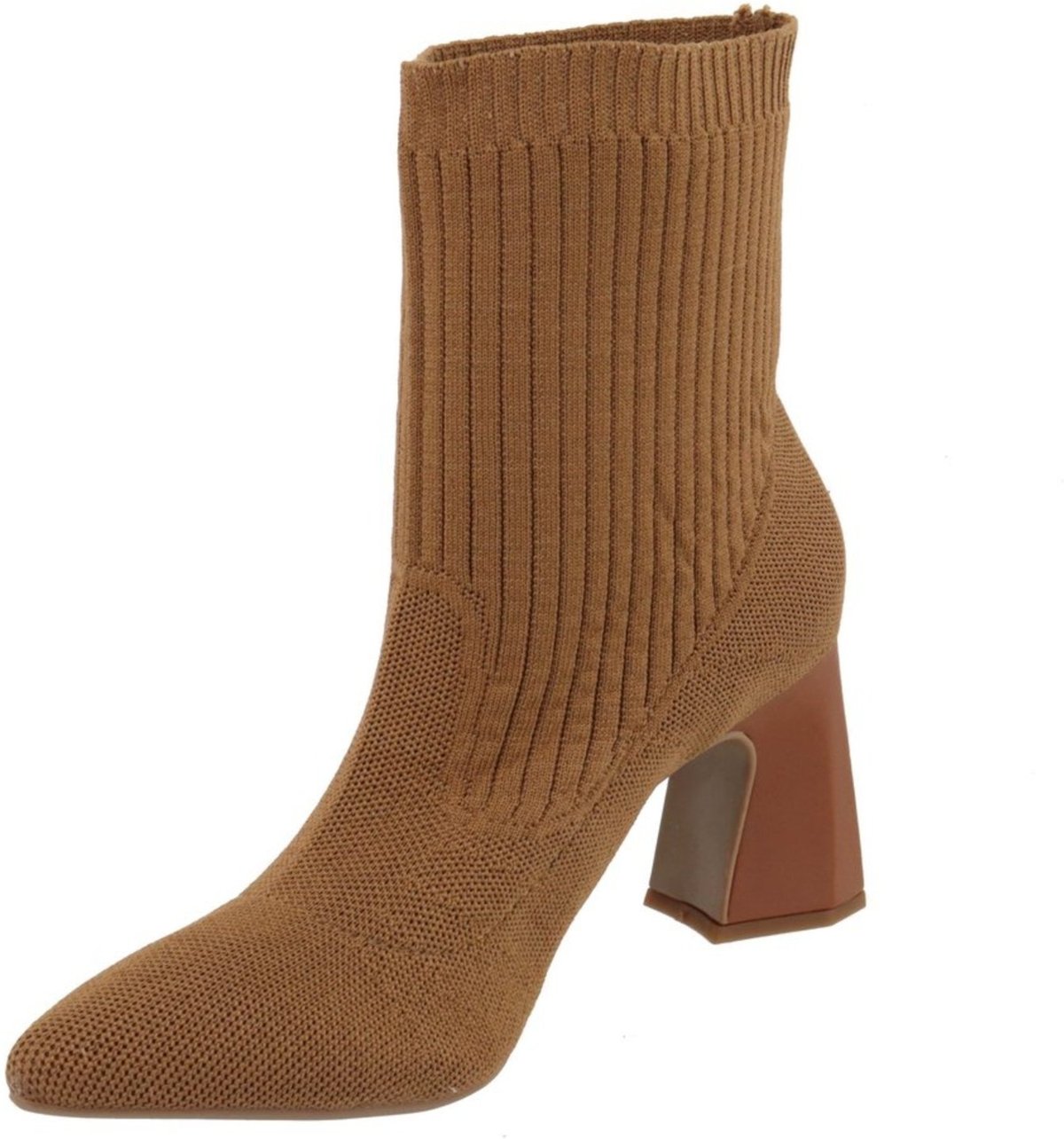 Imagem principal Bota Meia Flor da Pele Cano Médio 184000 Canela marrom Flor da Pele marrom