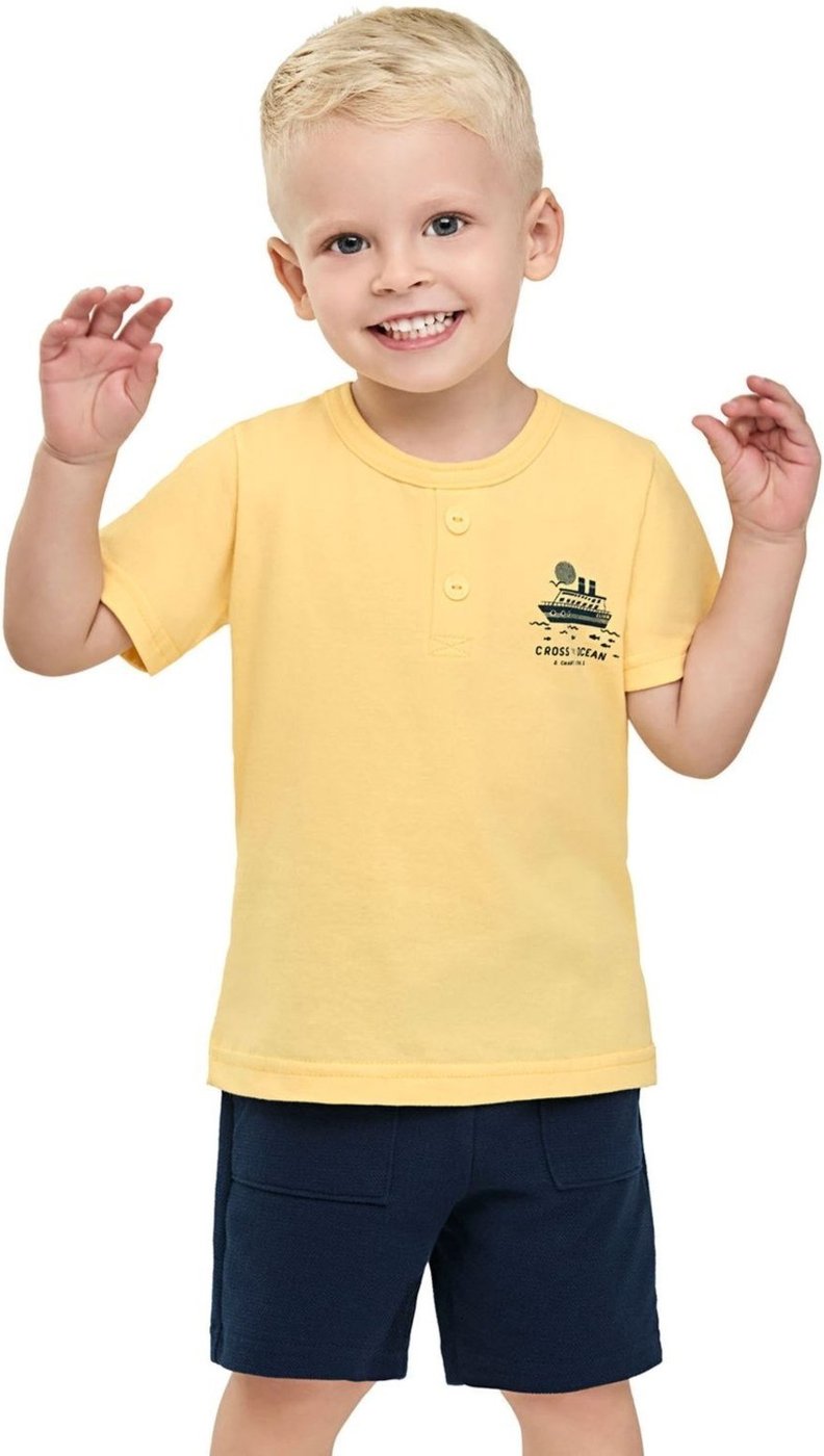 Imagem principal Infantil - Conjunto Menino Botões Decorativos Elian amarelo Elian amarelo