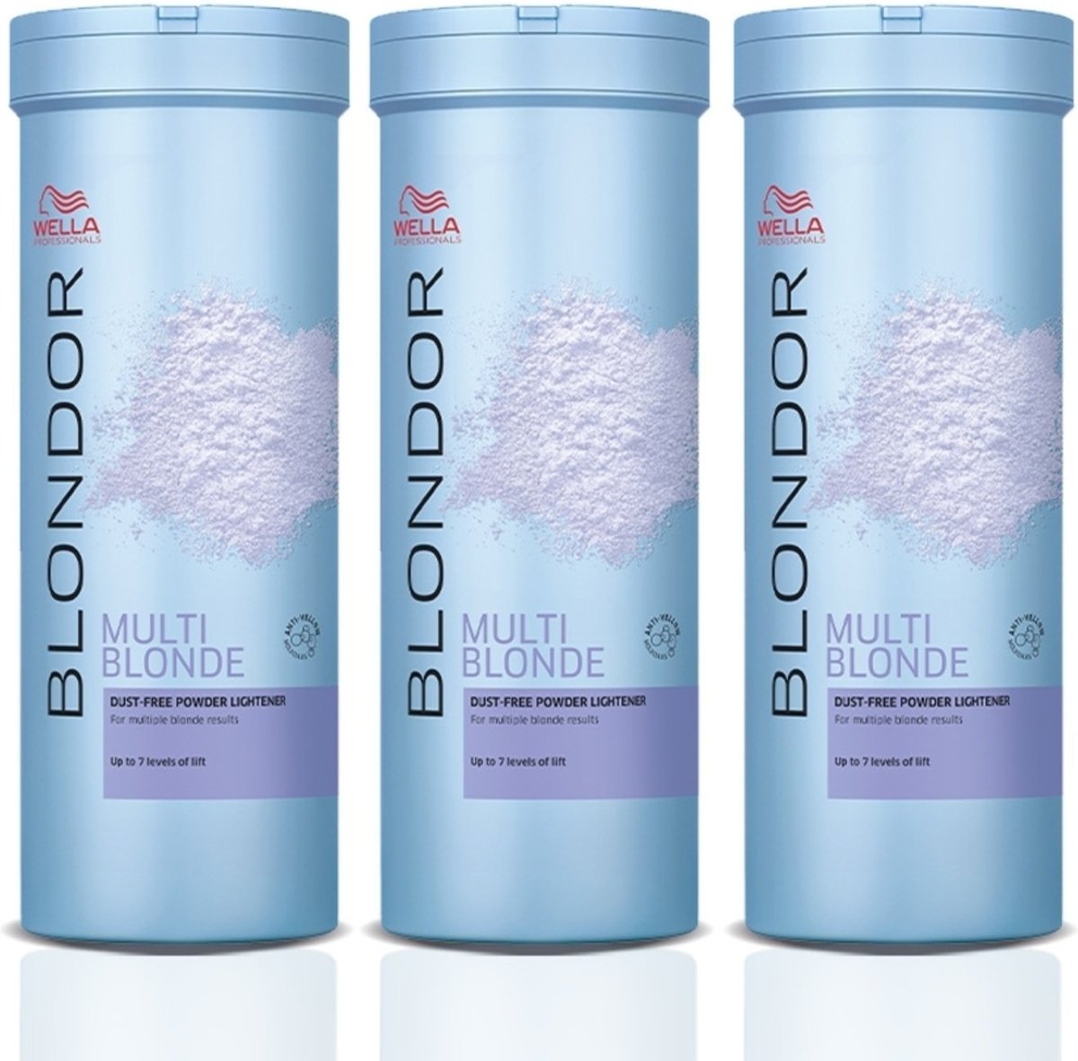 Imagem principal Kit Wella Professionals Blondor Multi Blonde - Pó Descolorante 400g (3 unidades) multicolorido WELLA PROFESSIONALS multicolorido