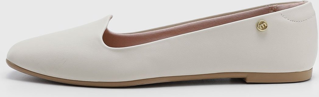 Imagem principal Sapatilha Moleca Bico Quadrado Off-White off-white white MOLECA off-white white