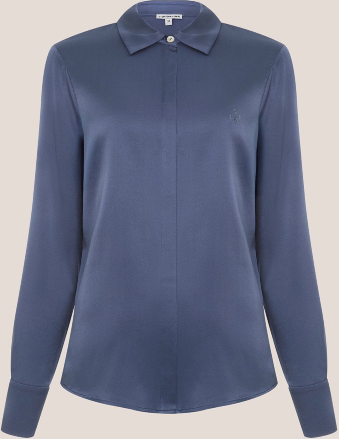 Imagem principal Camisa Dudalina Seda Lisa Ve26 Feminino azul azul