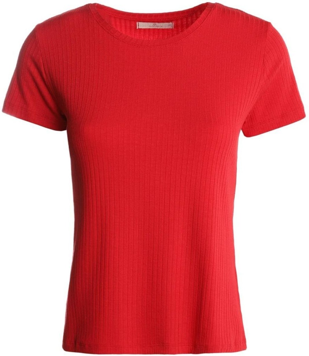 Imagem principal Blusa Canelada Manga Curta Autentique Feminina VERMELHO unico Autentique unico