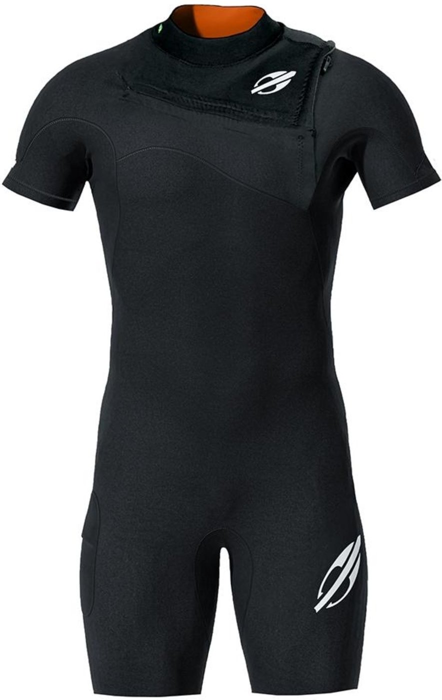 Imagem principal Short John Mormaii MC Chestzip 1mm Flexxxa Pro UV-Suit 2025 preto Mormaii preto