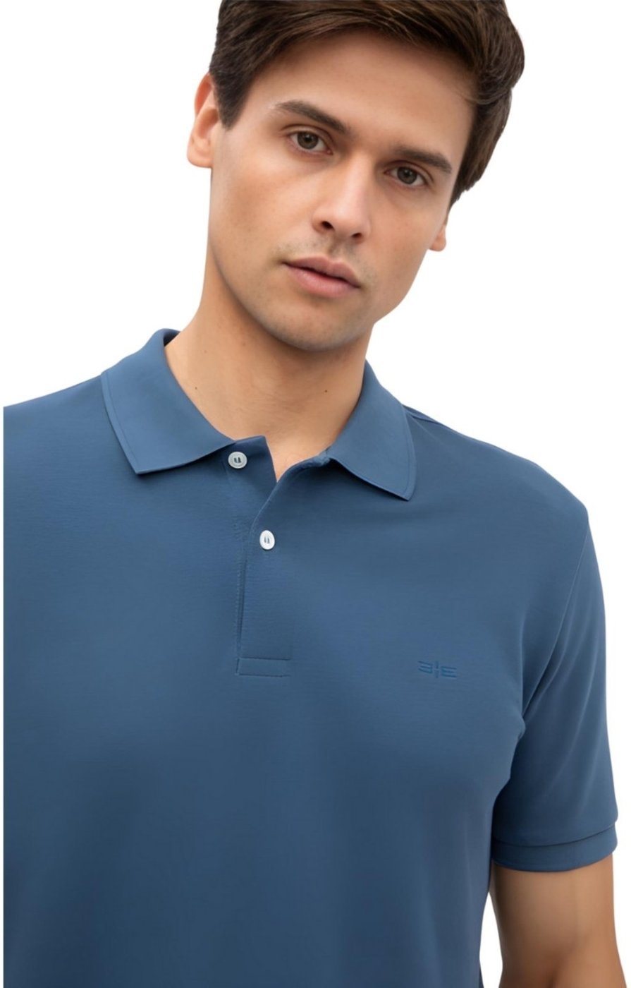 Imagem principal Camisa Polo Piquet Hangar 33 azul Hangar 33 azul