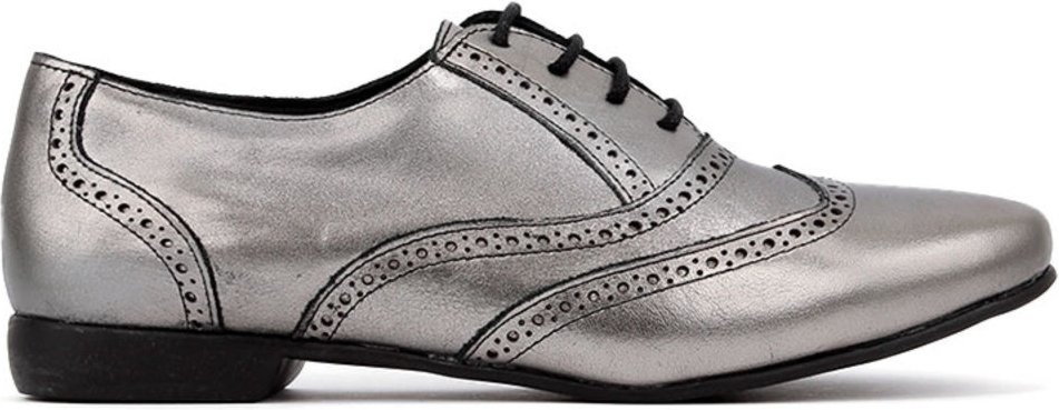 Sapato Oxford Feminino Pixolé Couro Onix