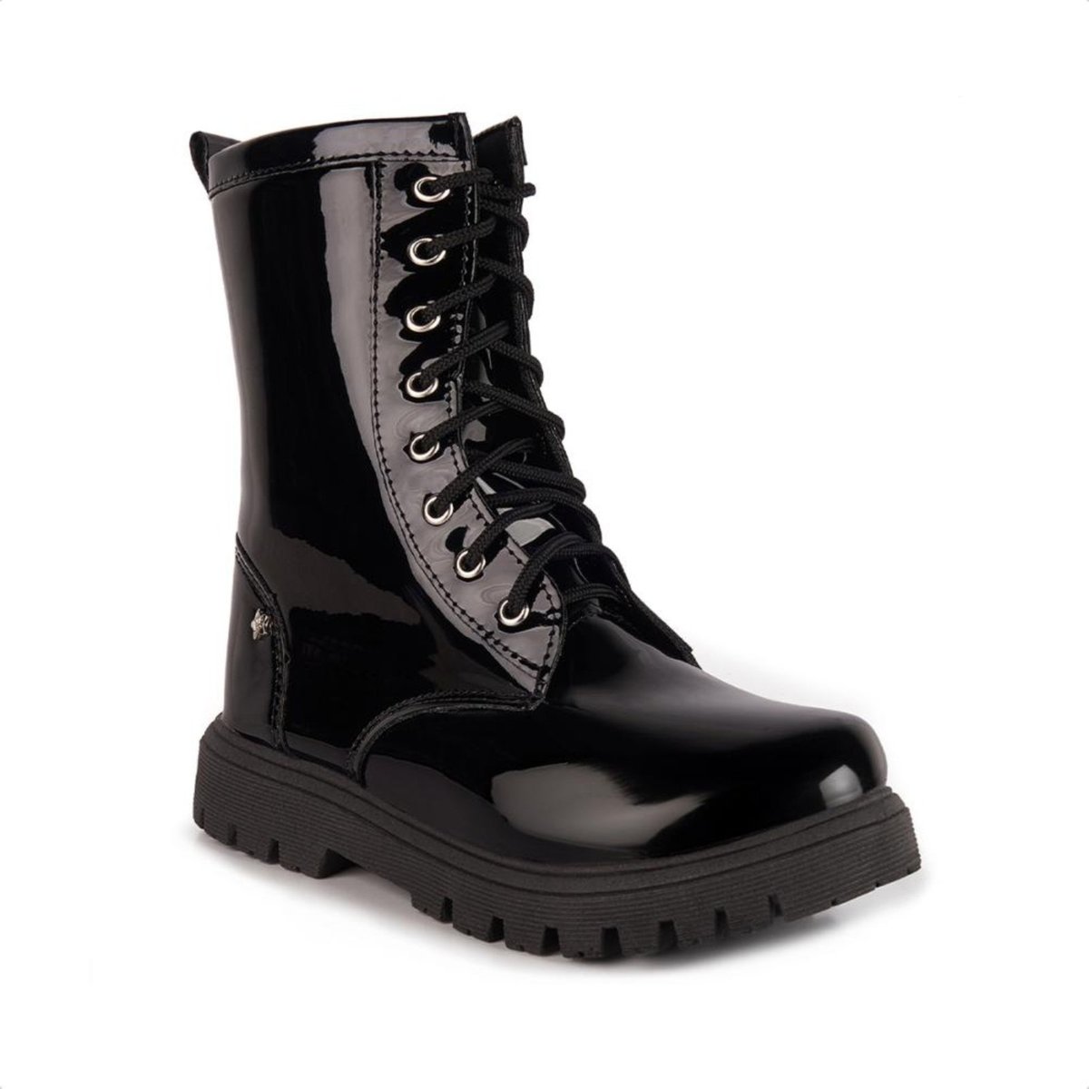 Imagem principal Infantil - Bota Coturno Menina Cano Alto Longo Confortável Menina Fashion preto Menina Fashion preto