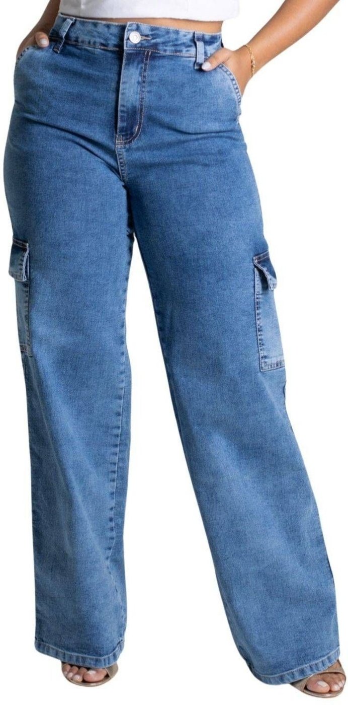 Calça Jeans Sawary Wide Leg - 277869