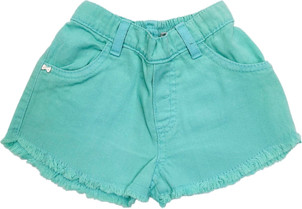 Infantil - Shorts Look Jeans Sarja Collor