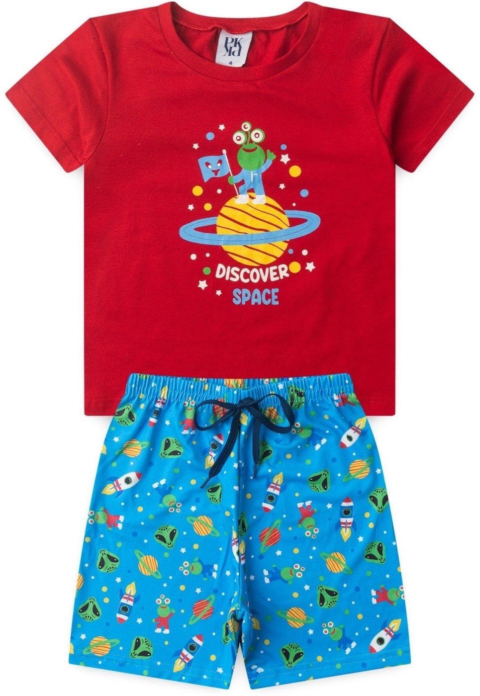 Imagem principal Pijama Platinum Descobrindo O Espaço PLATINUM KIDS vermelho PLATINUM KIDS vermelho