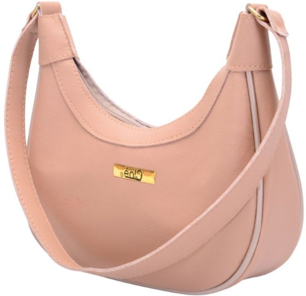 Imagem principal Bolsa Feminina Meia Lua Clutch Peccato Clube do Sapato de Franca DFT Beka nude Peccato nude