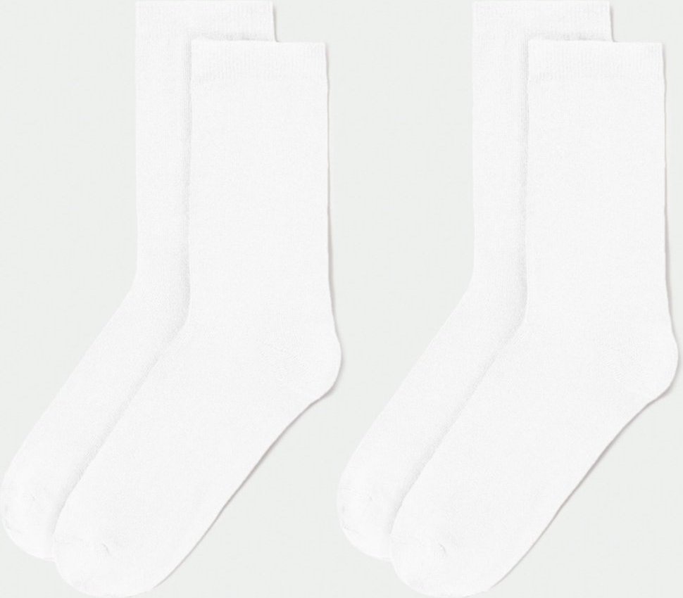 Kit 2 Meias Unissex Cano Longo M