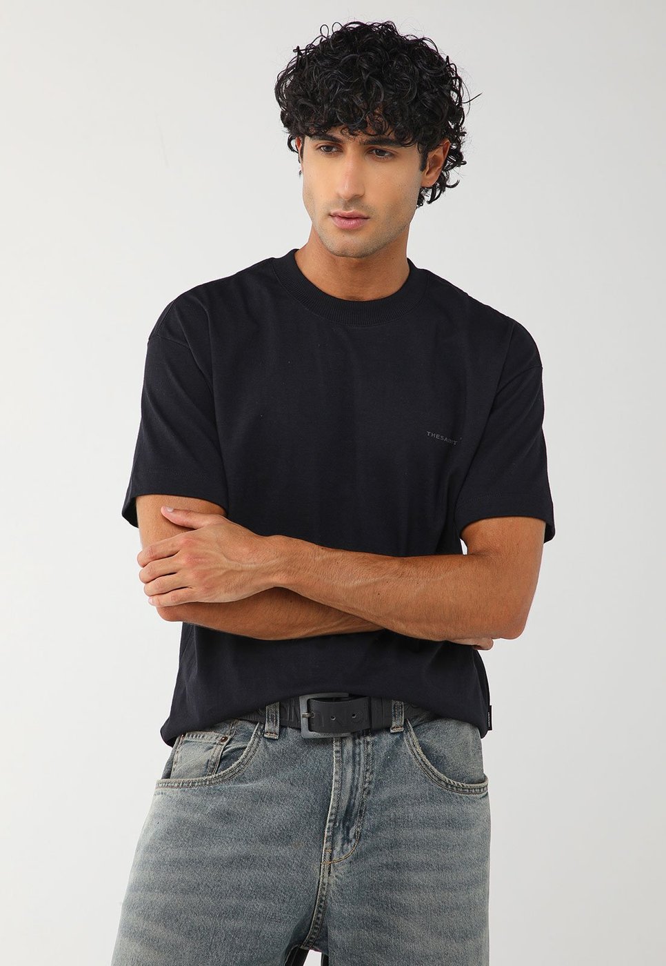 Imagem principal Camiseta Masculina THESAINT Logo Preta preto THESAINT preto