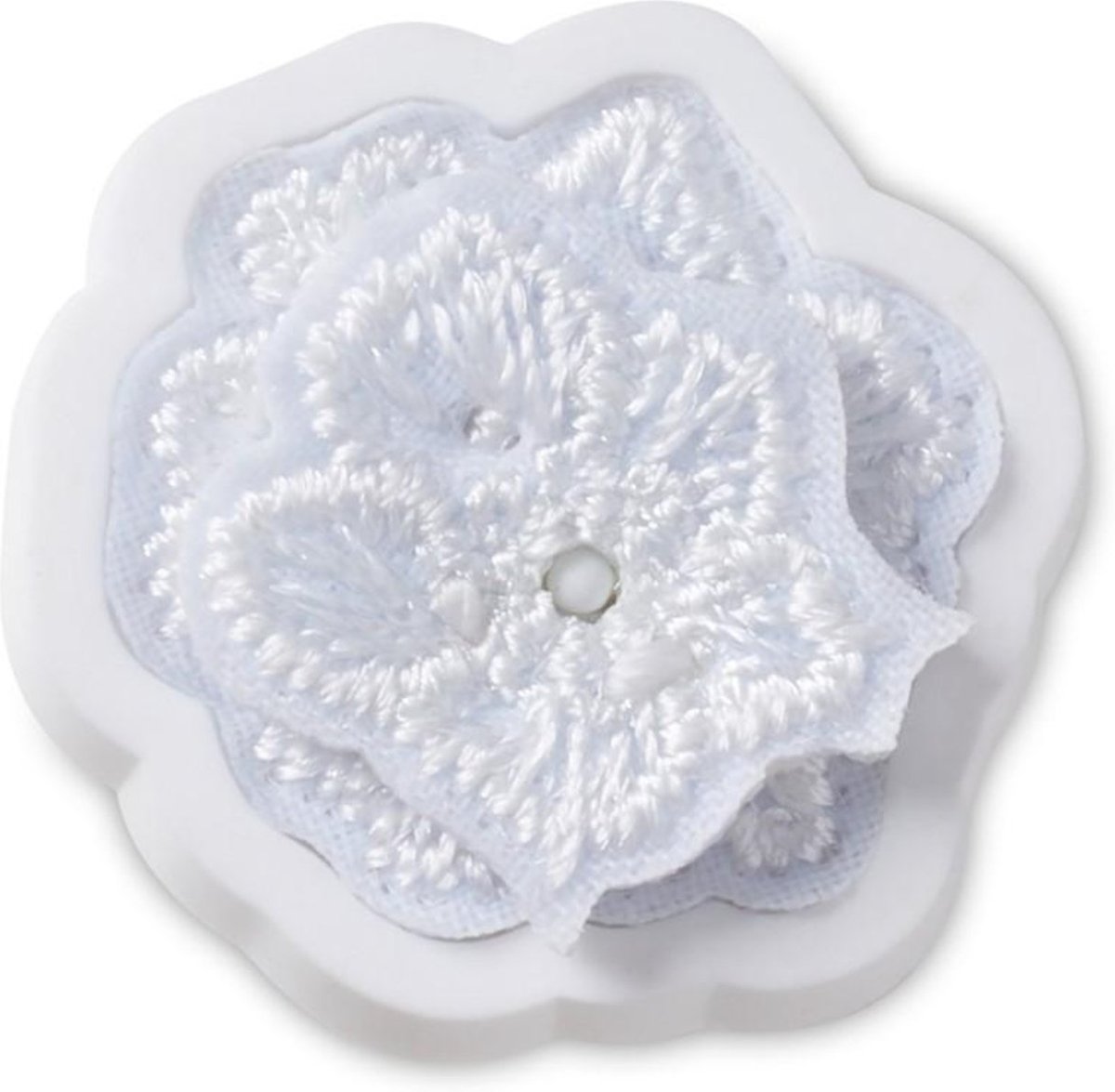 Infantil - Jibbitz™ Flor Branca Elegante