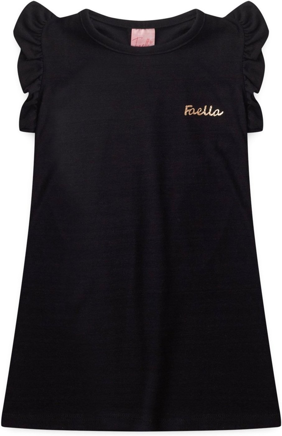 Imagem principal Infantil - Vestido Verão Feminino Faella Preto - Mega Mega Kids unico Mega Kids unico