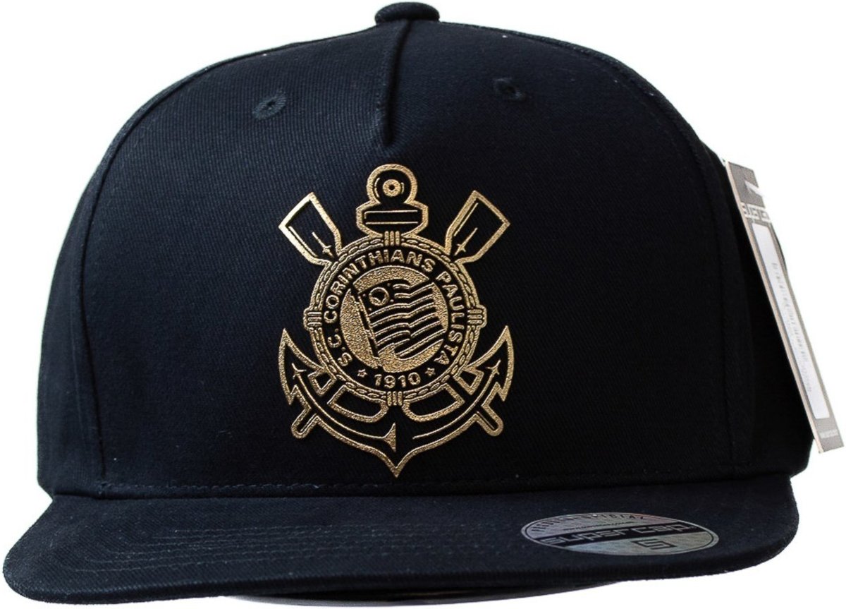 Boné Supercap Corinthians Silk Frontal e Bordado
