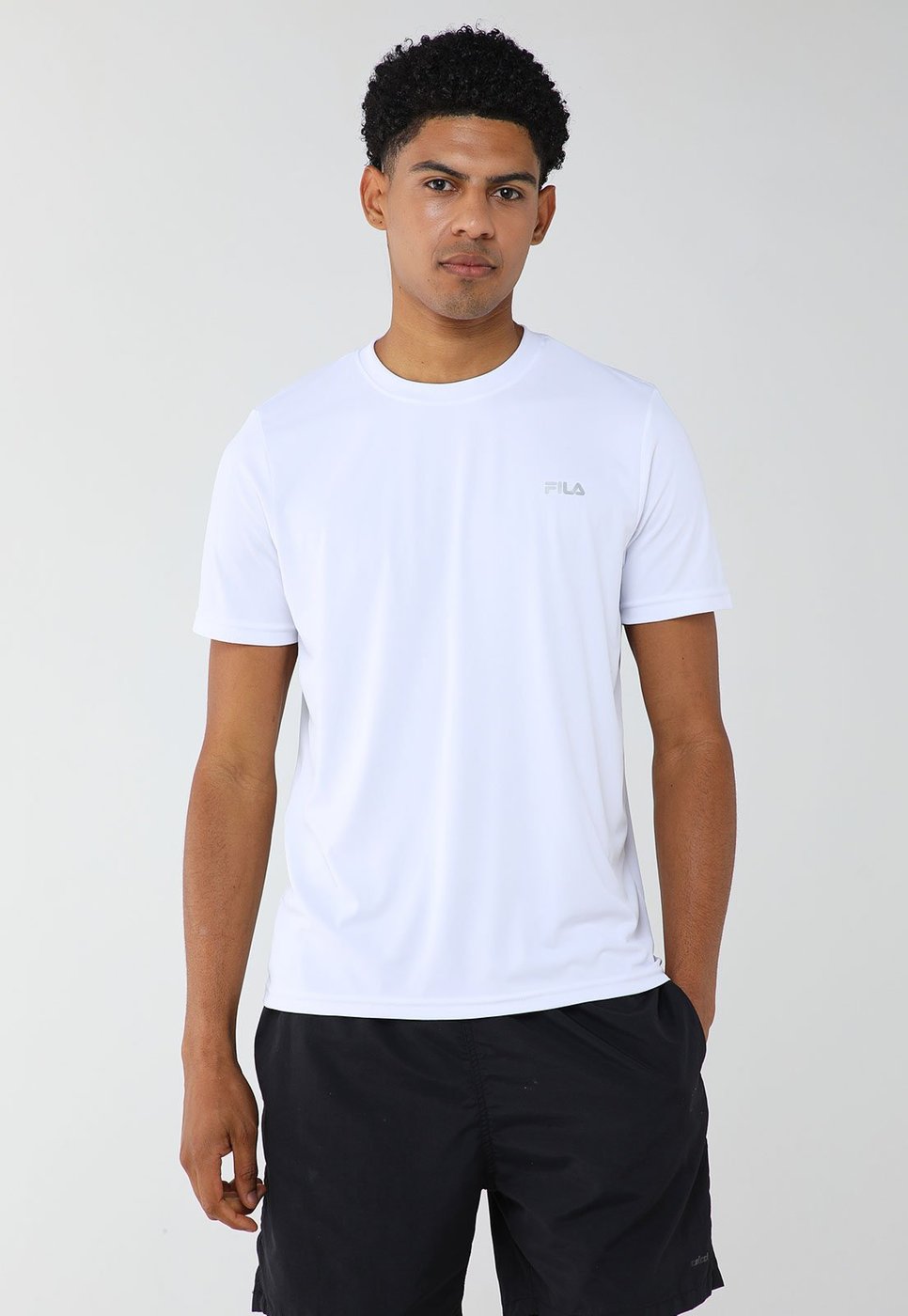 Imagem principal Camiseta Masculina Fila Basic Sports II Branca branco Fila branco
