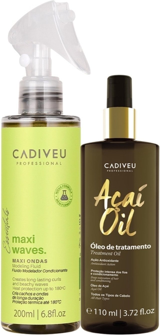 Imagem principal Kit Cadiveu Professional Essentials Maxi Ondas e Açaí Oil 110 (2 produtos) multicolorido Cadiveu Professional multicolorido