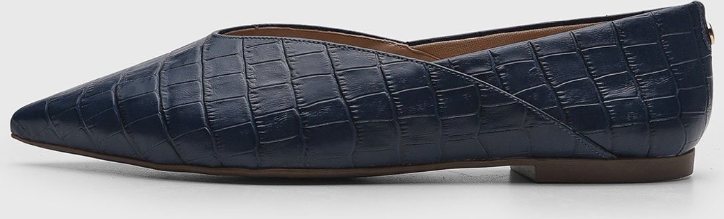 Imagem principal Sapatilha Feminina Jorge Bischoff Ponta Fina Croco azul marinho Jorge Bischoff azul marinho