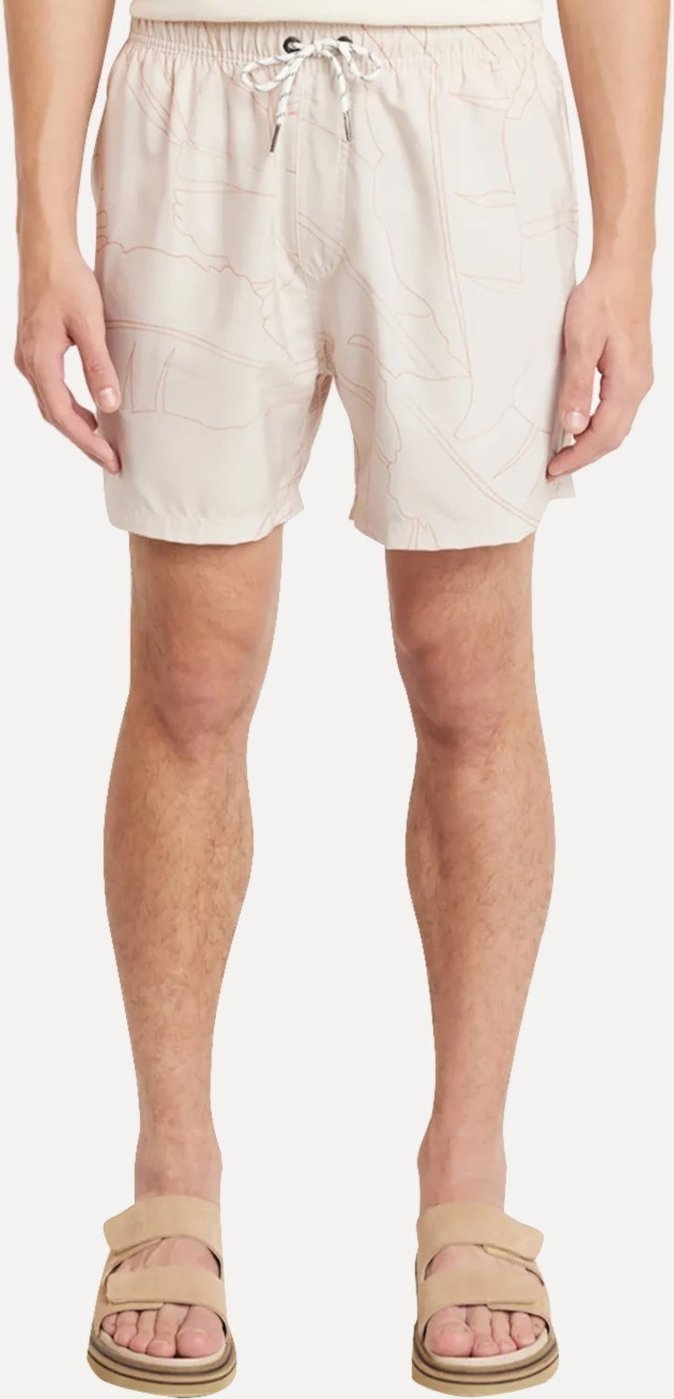 Imagem principal Short Aramis Masculino D Água Estampado Traços Claro cáqui Aramis cáqui