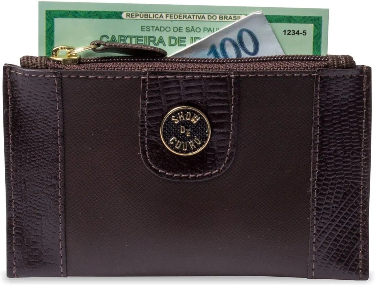 Imagem principal Carteira de Zíper Mista Artlux Caramelo 9620 azul Artlux azul