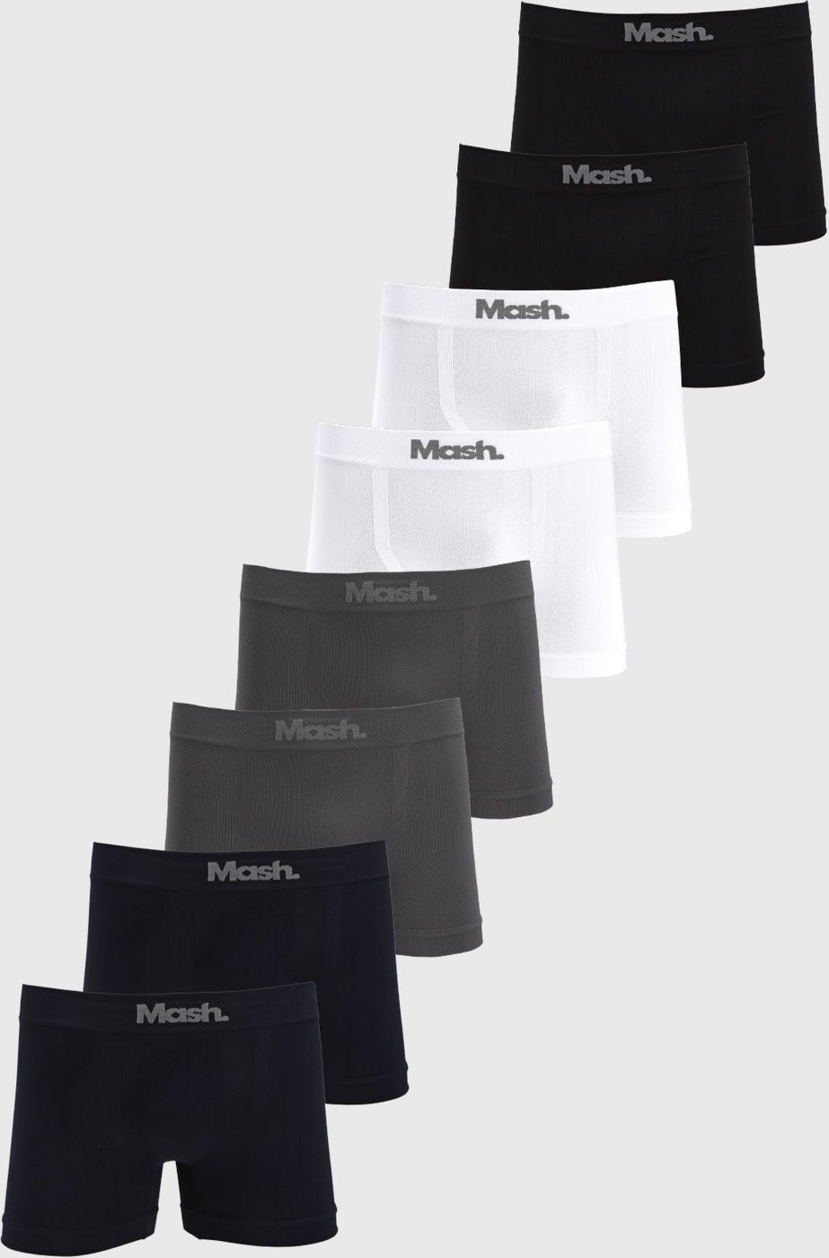Imagem principal Kit 8pçs Cueca MASH Boxer Sem Costura Azul-Marinho azul marinho MASH azul marinho