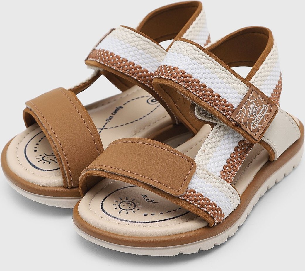 Imagem principal Infantil - Sandália Molekinho Tiras Tramadas caramelo MOLEKINHO caramelo