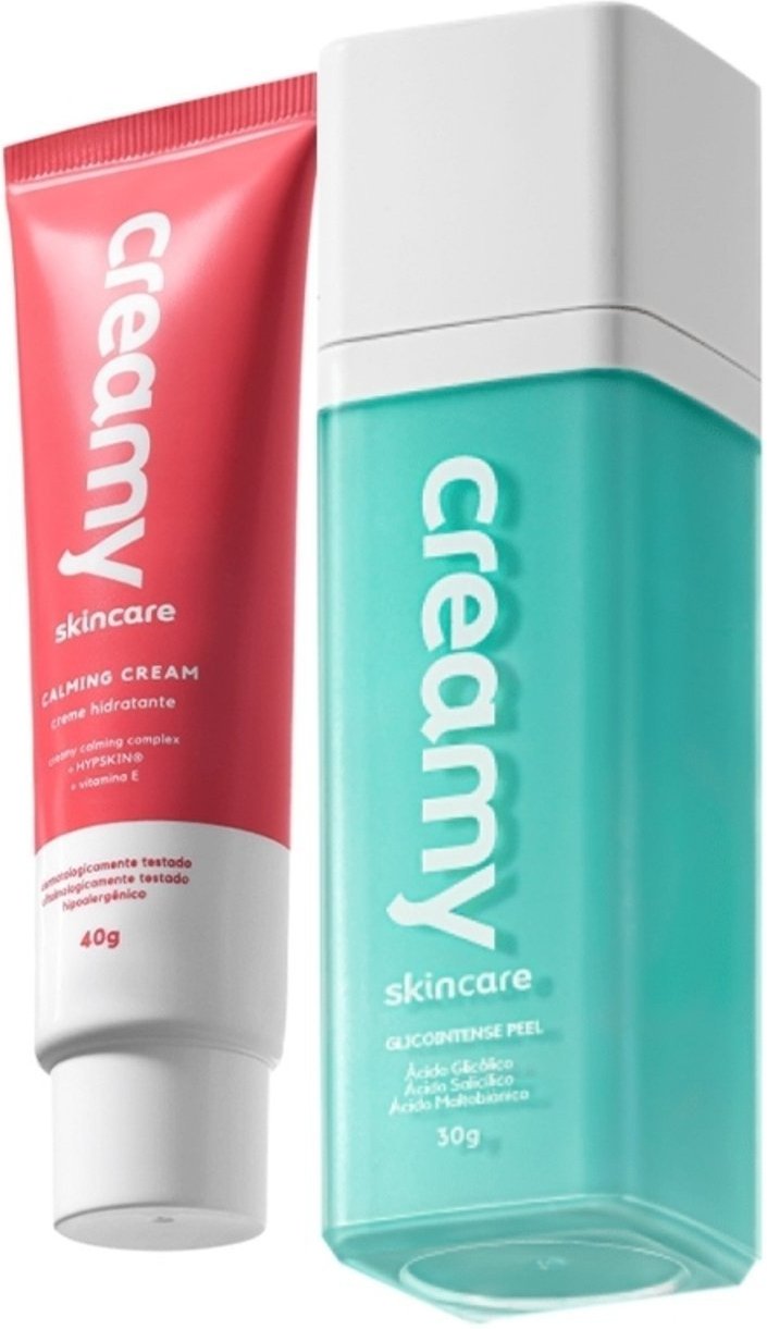 Imagem principal Kit Creamy Skincare Glicointense Peel e Calming (2 produtos) Creamy cream