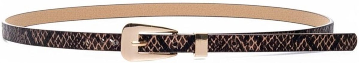 Cinto Fino Feminino Pixolé Cafe