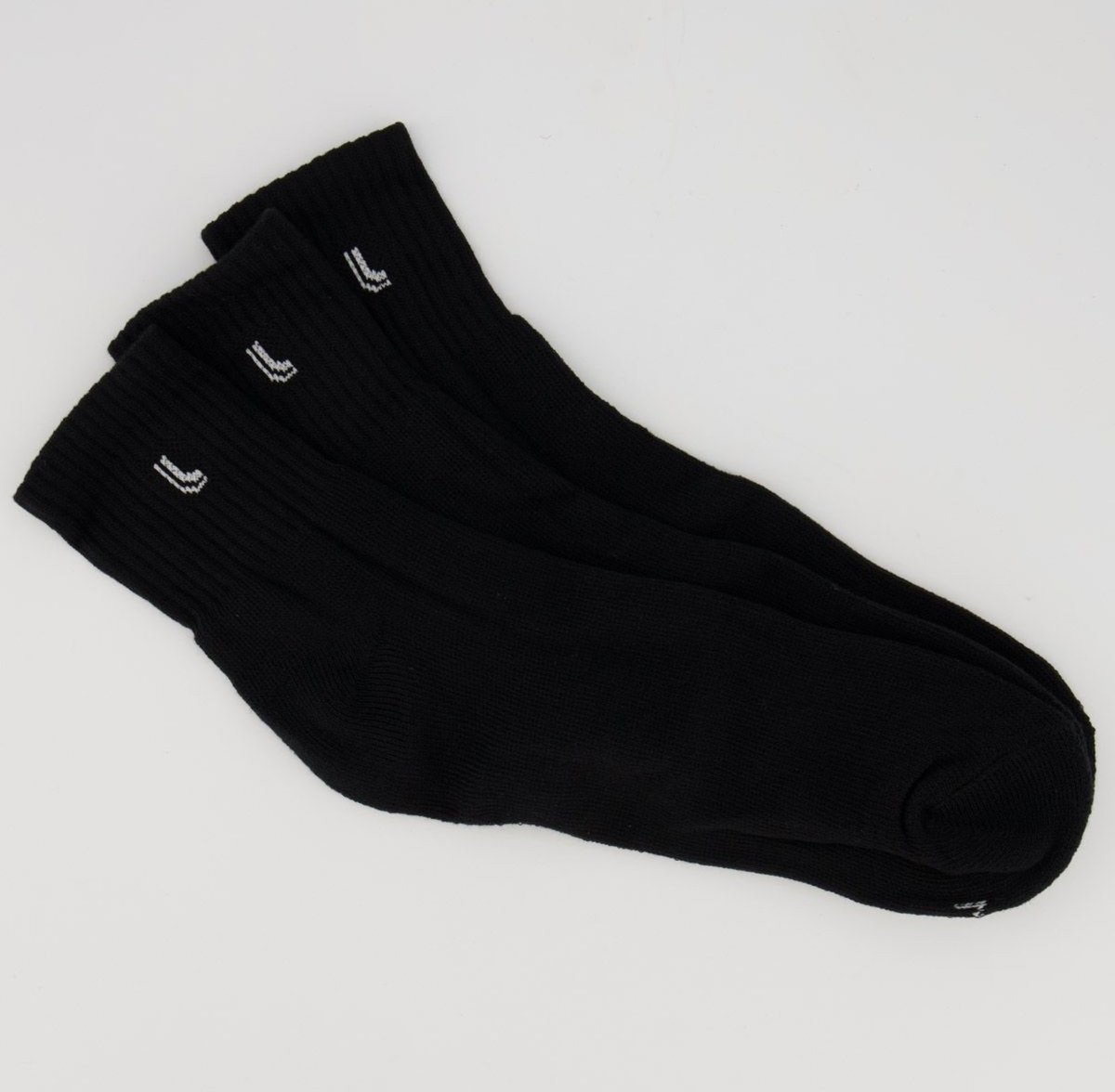 Kit Meia Lupo Cano Médio Freedom 3 Pares Preta