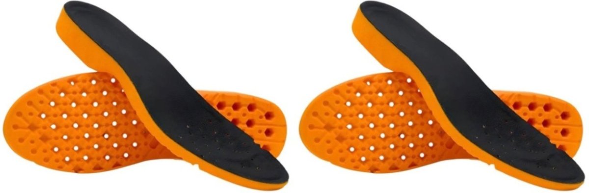 Imagem principal Kit 2 Palmilhas De Gel Anatômica De Alto Conforto de Tênis ChockZero Coronello laranja/preto Coronello laranja/preto