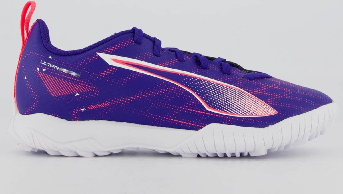 Chuteira Puma Ultra 5 TT Society Juvenil Roxa