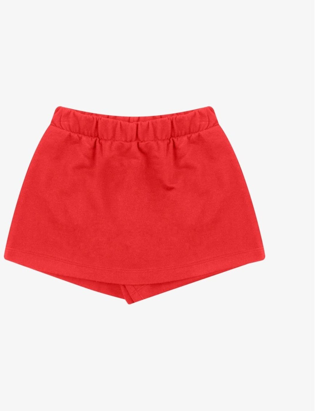 Imagem principal Infantil - Shorts Saia Moletom Rovi Rovitex Kids Básicos vermelho Rovitex Kids Básicos vermelho