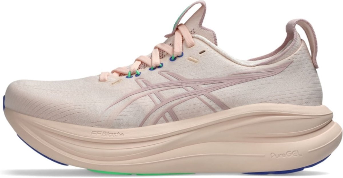Imagem principal Tênis ASICS GEL Nimbus 28 - Feminino Bege rosa ASICS rosa