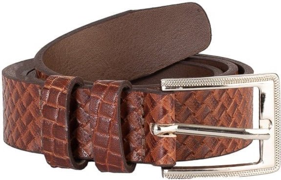 Cinto Andrea Vinci Feminino De Couro Tricê Mia - Whisky