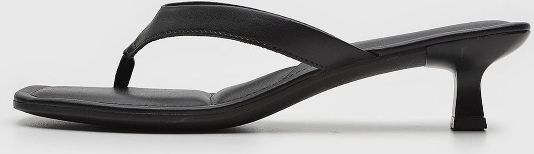 Sandália Via Uno Salto Fino Preta