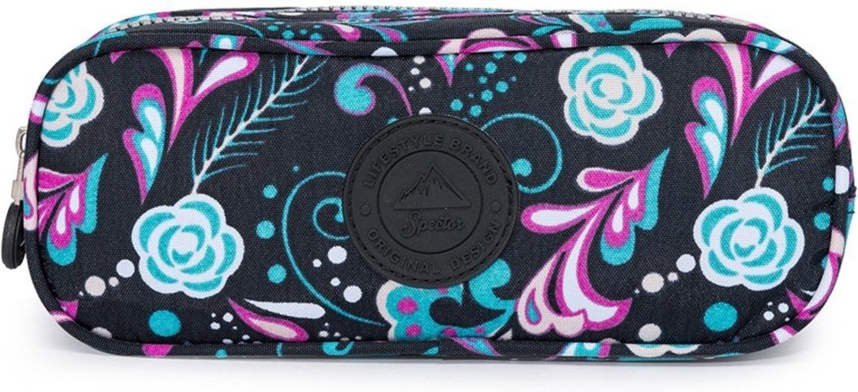 Infantil - Estojo Escolar Florido Feminino Spector Reforçado