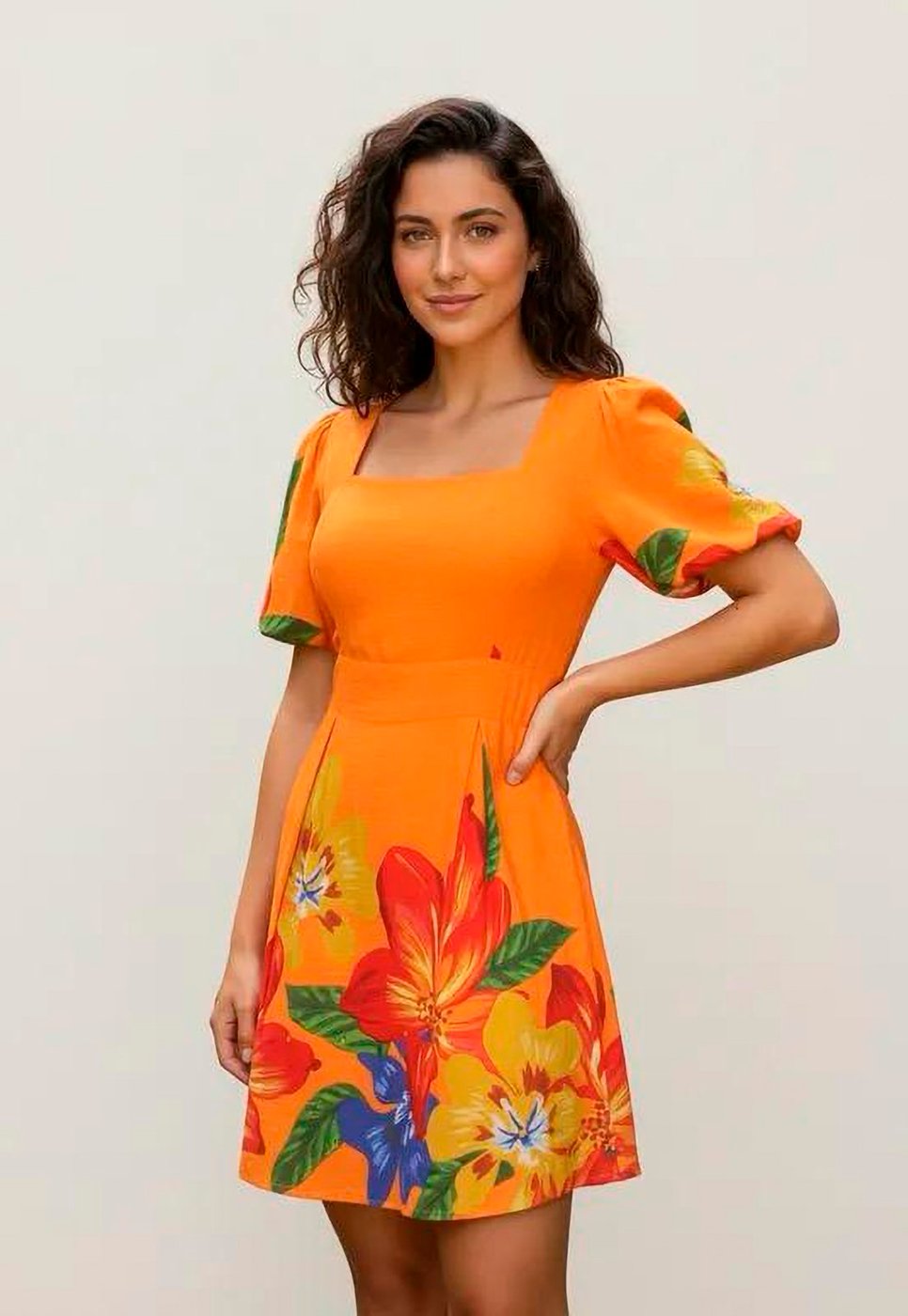 Vestido Amazonia Vital Curto Brisa Sol da Amazônia