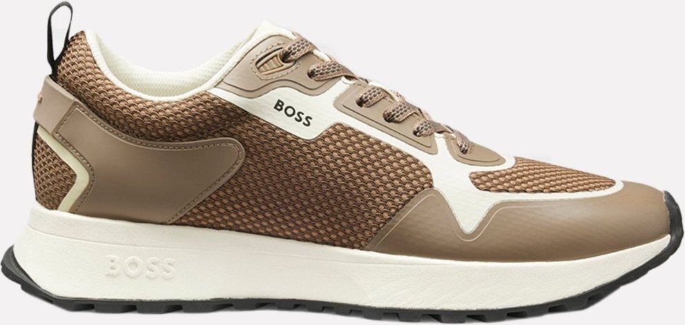 Imagem principal Tênis Hugo Boss Masculino Jonah Runn Meth Escuro bege Hugo Boss bege