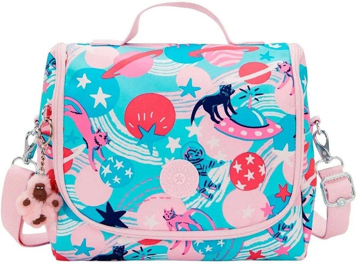 Imagem principal Infantil - Lancheira Kipling New Kichirou Cat In Space azul marinho Kipling azul marinho