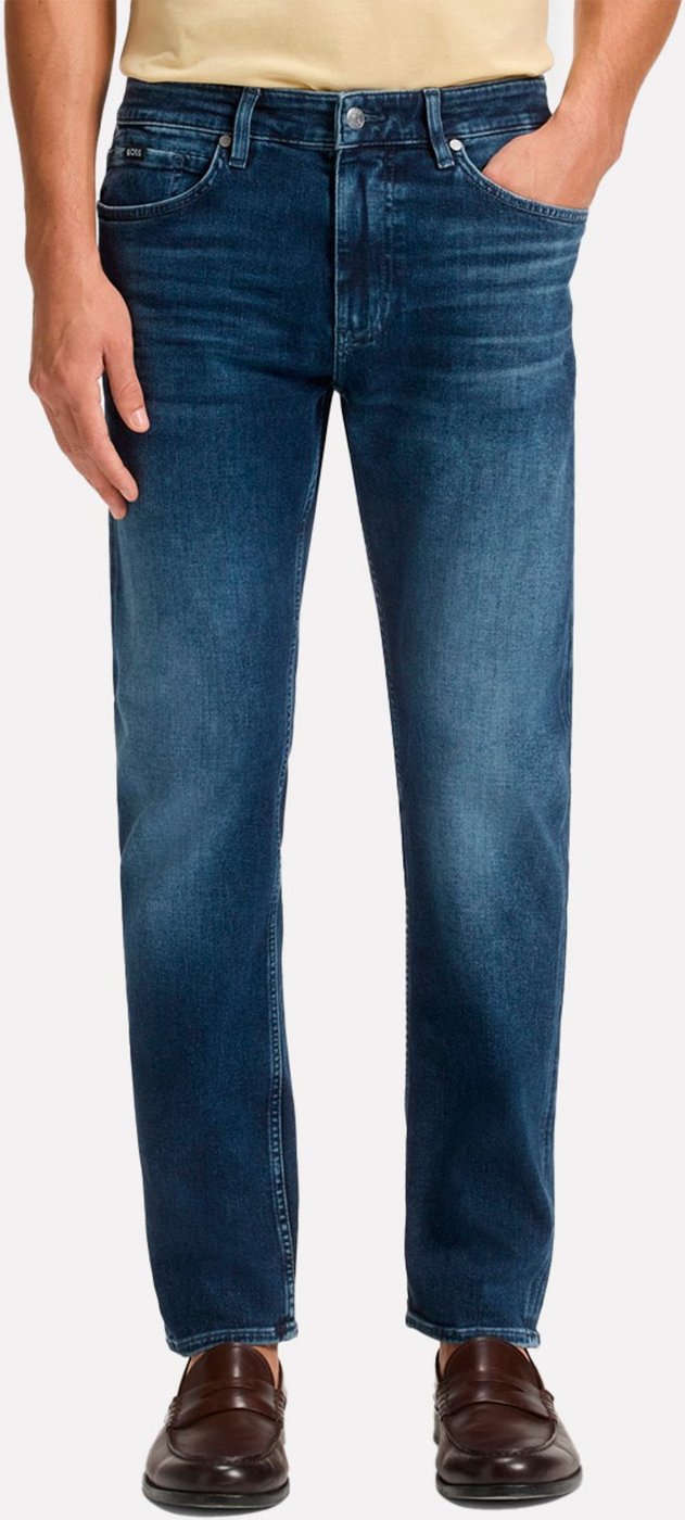 Imagem principal Calça Hugo Boss Masculina Jeans Slim Fit C-Delaware Escuro azul Hugo Boss azul
