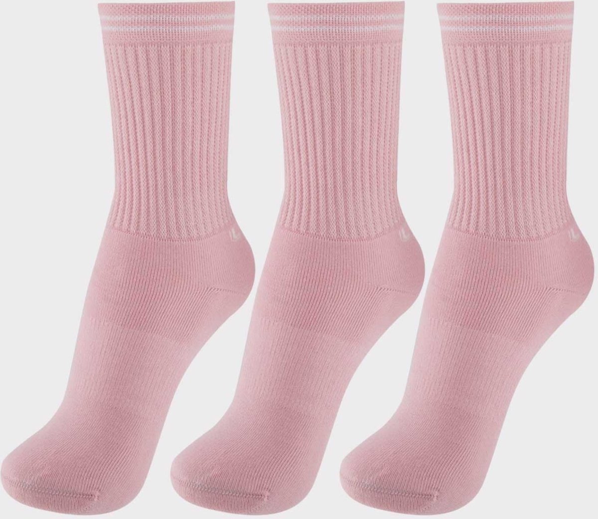 Kit Meia Lupo Sport Básica Cano Longo Feminina 3