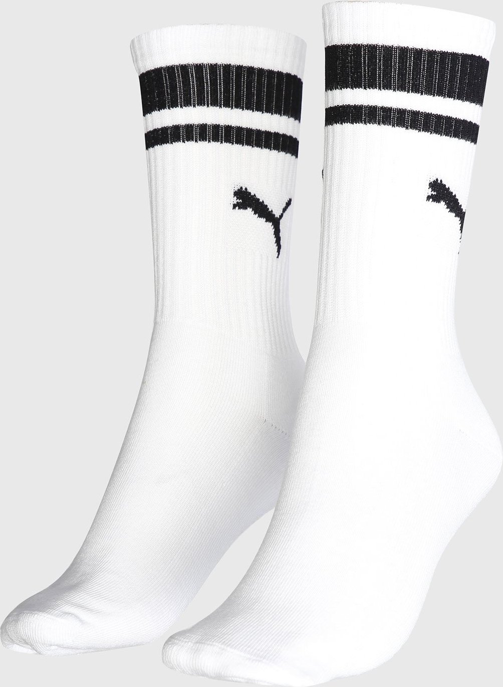 Meia Puma Cano Longo Logo Branca