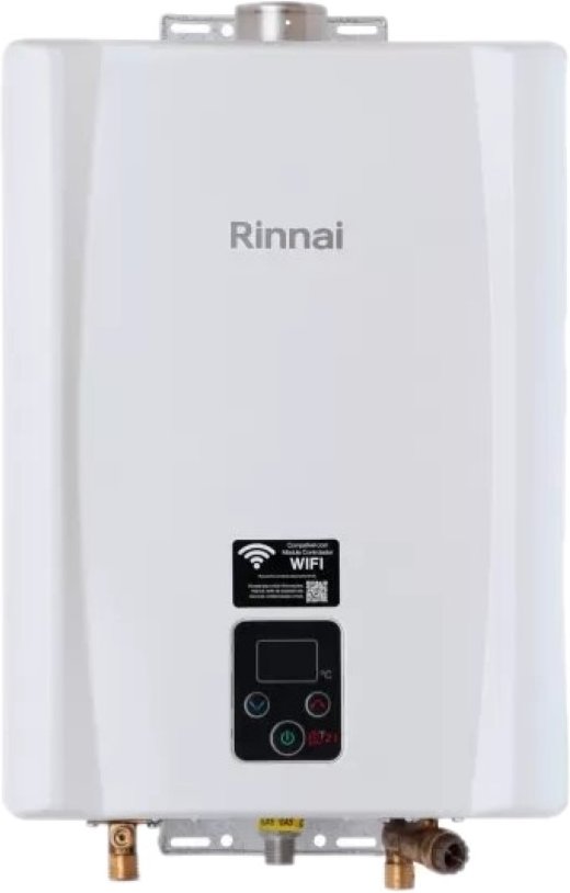 Imagem principal Aquecedor de Água a Gás Rinnai E21 GLP 21 Litros Bivolt Branco Branco