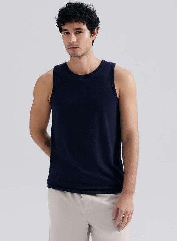 Imagem principal Regata Masculina em Malha Azul Hering Hering